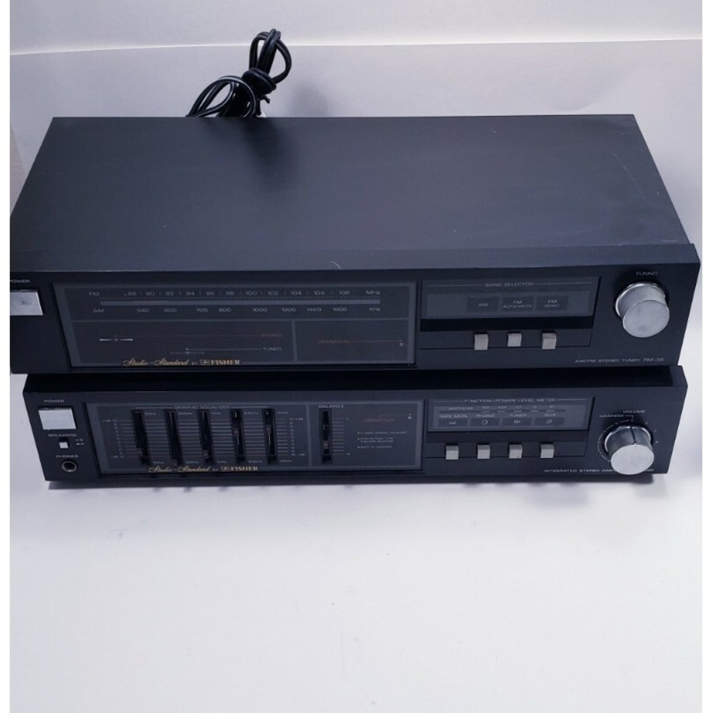 Fisher CA38-R Integrated Stereo Amplifier & Fisher AM/FM Stereo Tuner FM-38
